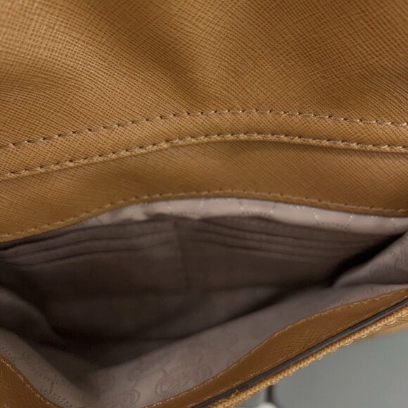 Michael Kors Jet Set Item Luggage Leather Tote Shoulder Bag Handbag Large Brfown - Picture 6 of 16